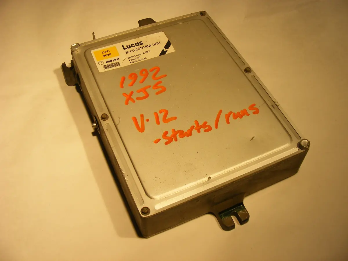 1992 Jaguar Xjs V12 6.0 Ecu Ecm Lucas Engine Computer Dac9628 85019B 26 Cu 1