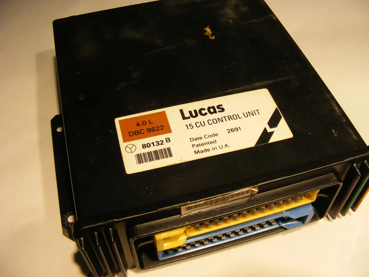 92 Jaguar Xj6 Vanden Plas 4.0L Ecm Ecu Lucas Engine Computer Dbc9622 / 80132B 1