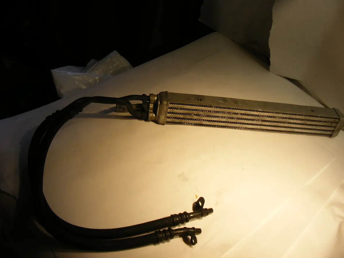 Saab 9-5 95 4 Cyl Engine Oil Cooler With Lines Oem Part# 4729620 12778197 12778196 99 00 01 02 03 04 05 1