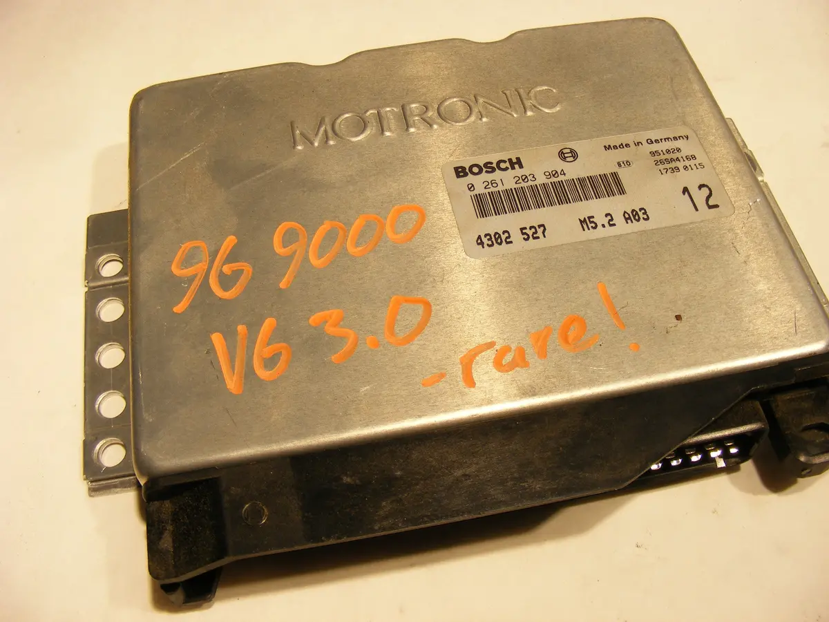 96 1996 Saab 9000 Cse V6 B308i Motronic Ecm Ecm Computer Engine 4302527 0261203904 Bosch 1