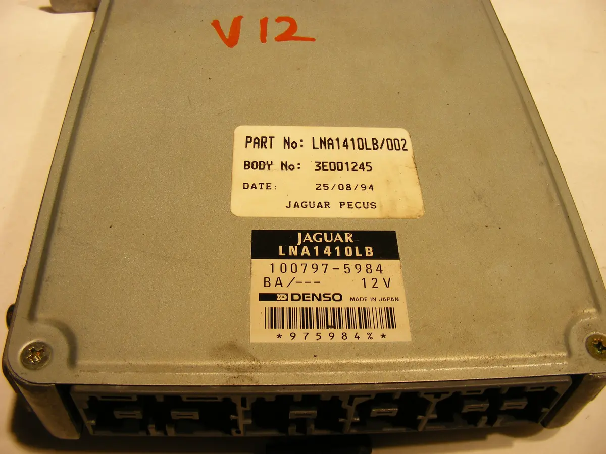 94-95 Jaguar Xjs Xj12 V12 Ecu Ecm Engine Computer Lna1410lb 100797 5984 Denso Control Unit 1