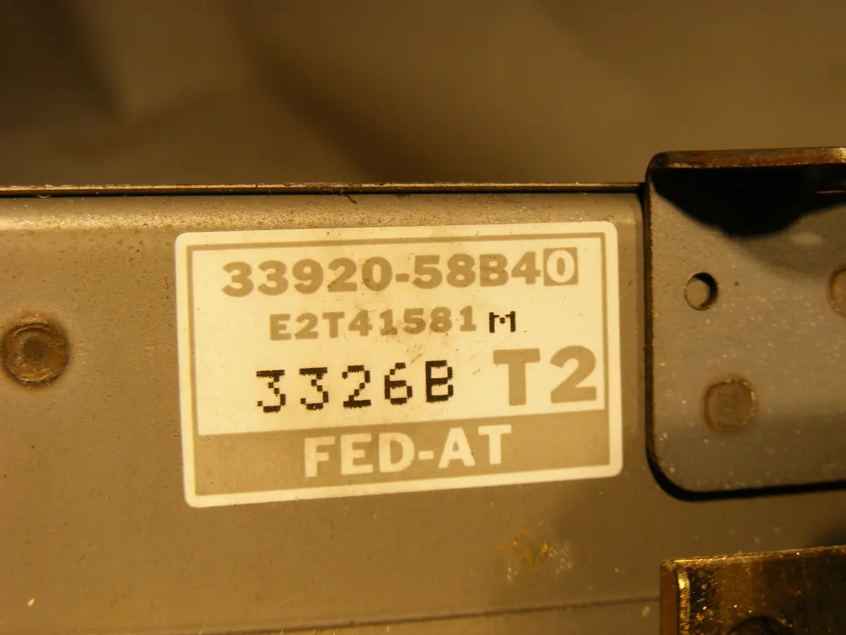 Geo Tracker Suzuki Sidekick 92-93-94 At Ecu Ecm Engine Computer 33920 58B40 E2t41581 2