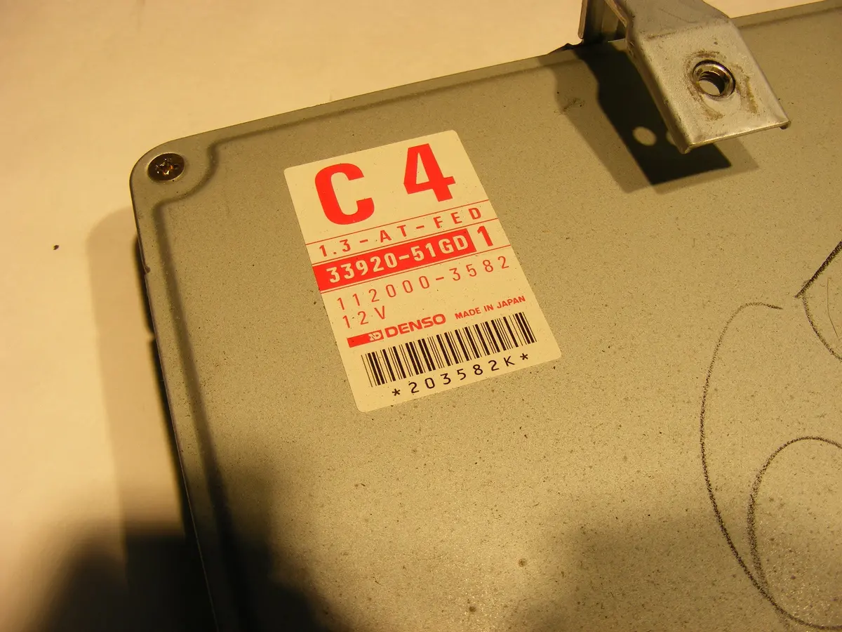 96 1996 Geo Metro Suzuki Swift C4 Ecu Ecm Pcm Engine Computer 33920-51Gd1 112000-3582 4Dr 1.3L At Computer Module 1