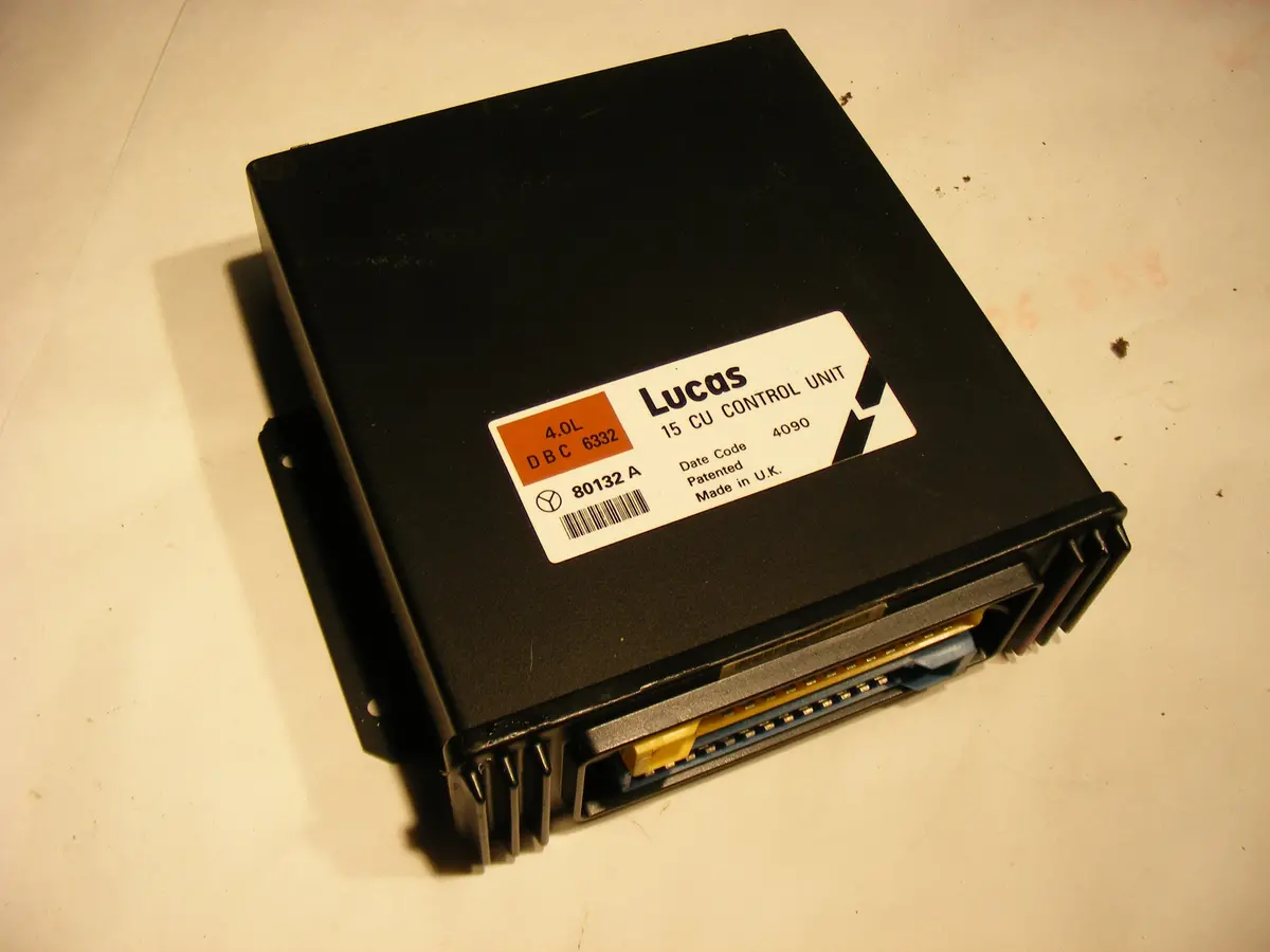 1991 Jaguar Xj6 4.0L Ecm Ecu Engine Control Computer Lucas Dbc6332 80132A 1