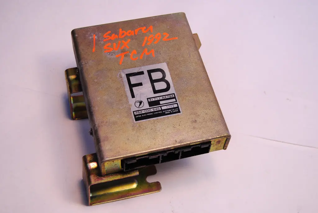 Subaru Svx 1992 92 Automatic Transmission Control Module Computer A64000646 31711Aa794 Tcm Tcu 1