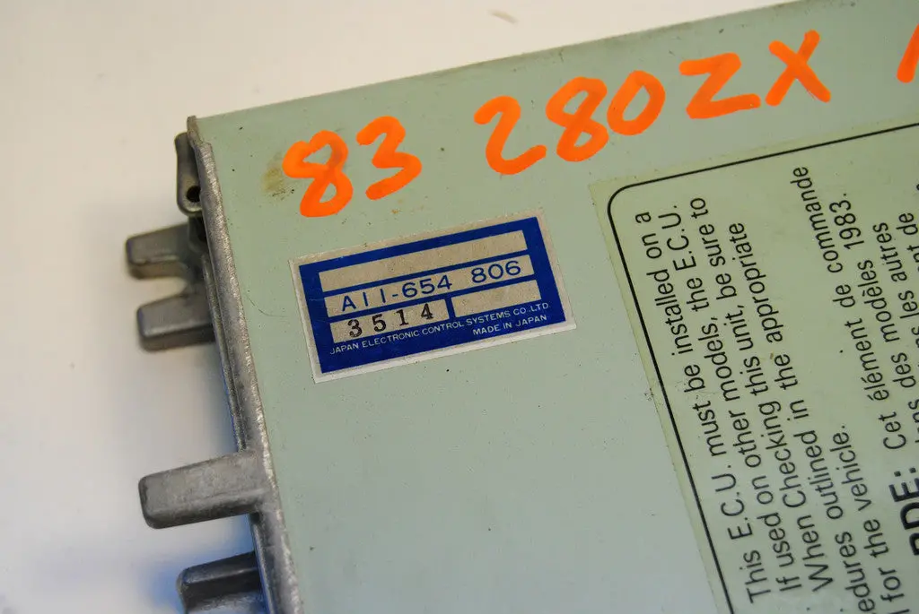 Nissan 280Zx 1983 Engine Computer Ecu Ecm A11 654 806 2