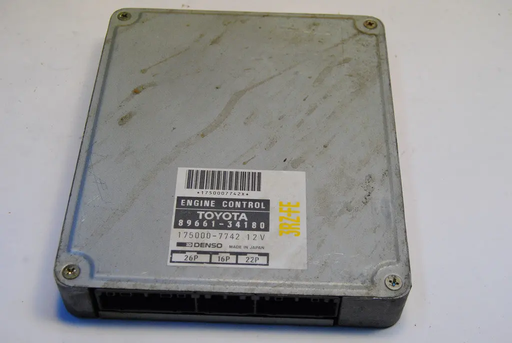 Toyota 95-96 T-100 T100 Pickup Truck Computer 89661 34180 3Rz-Fe Mt Ecm Ecm Pcm Engine 1