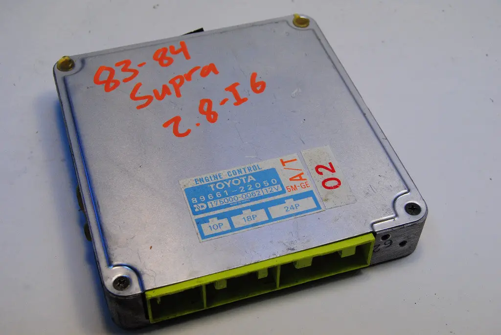Toyota Supra 83-84 Computer Engine Ecu Ecm 5M-Ge 89661 22050 1