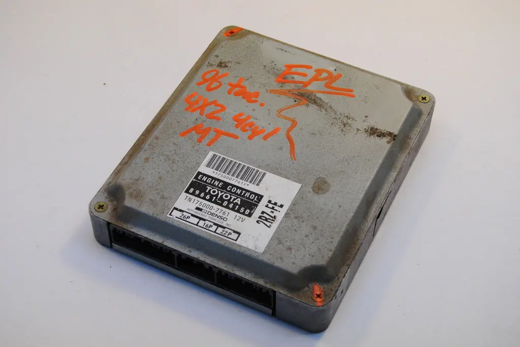 Toyota Tacoma Pickup Truck 96 1996 Engine Ecm Denso Computer Ecu 89661 04150  /   2Rz-Fe 4X2 4 Cyl Mt  / Tn175000-7761 1