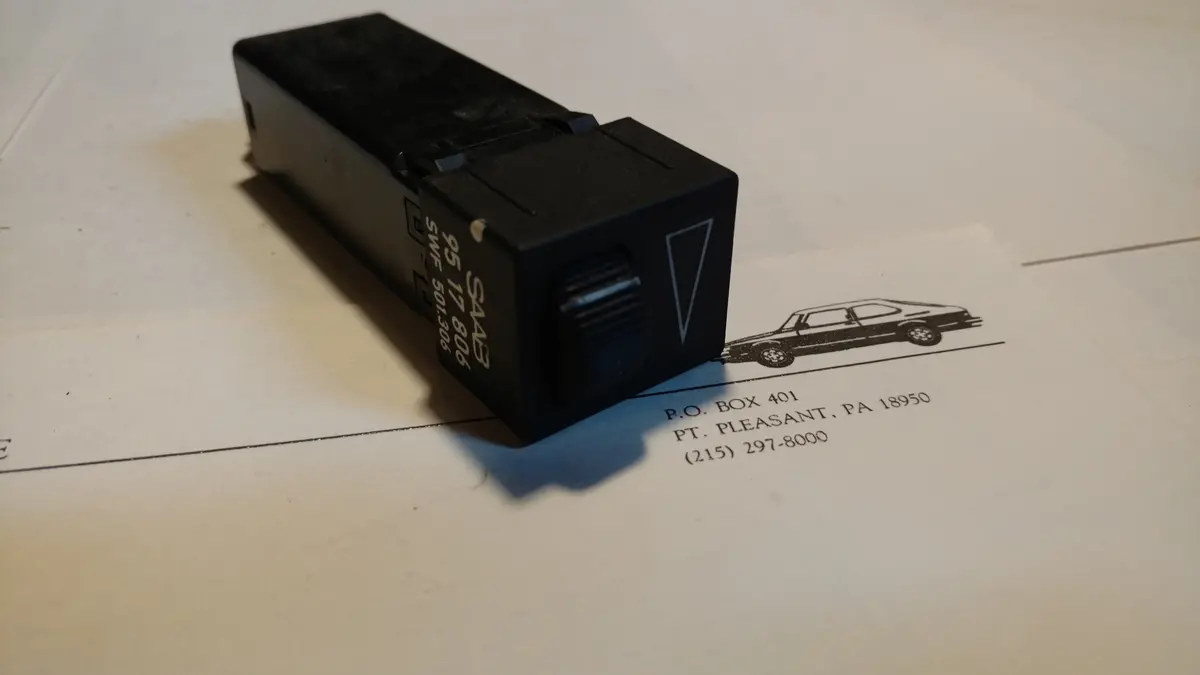 86-94 Saab 9000 Lighting Dash Board Light Dimmer Rheostat Switch 9517806 1