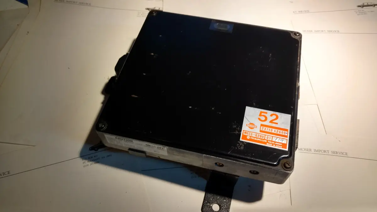 1987-1989 Wd21 Nissan Pathfinder V6 Vg30i Ecu Mecs-G200-D1 23710-42G00 1