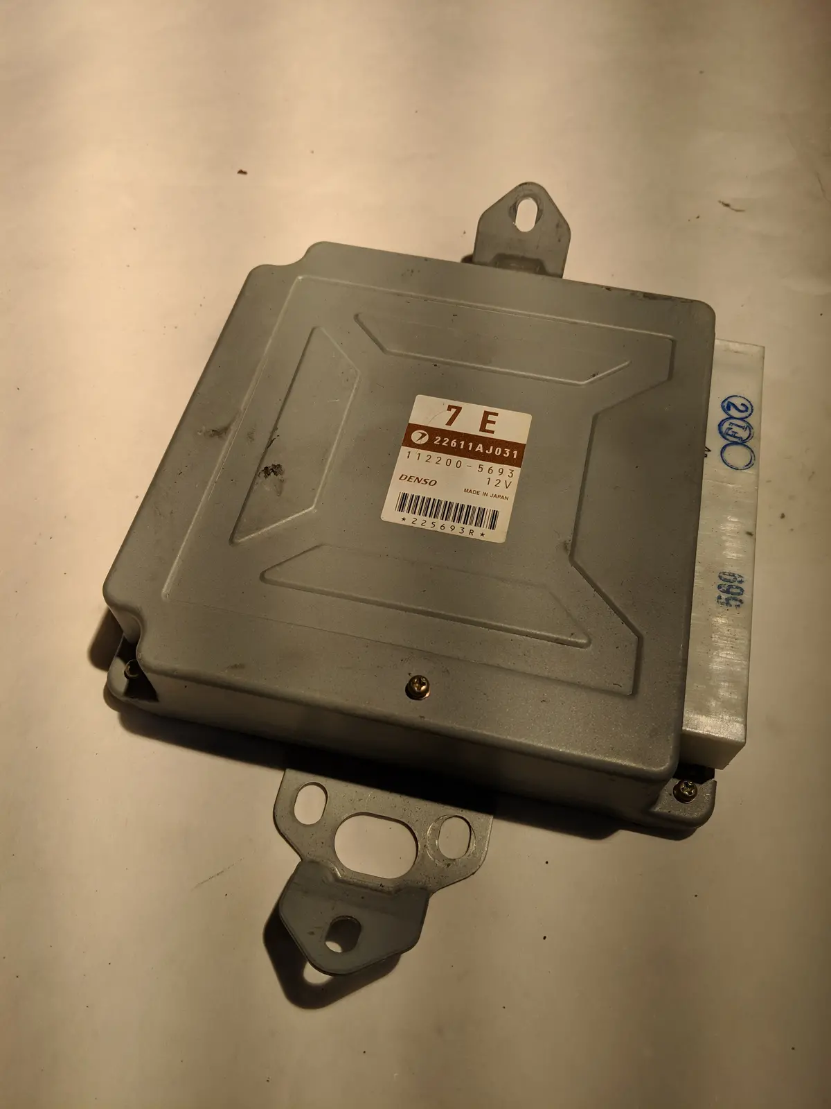 03-04 Subaru Impreza Wrx Ecu Ecm Computer Engine Control Module 22611 Aj031 112200-5693 7E 2