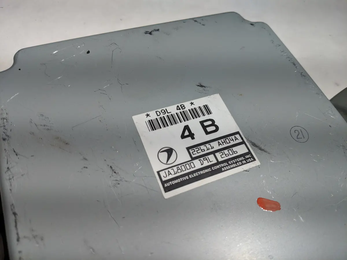 2003 Subaru Legacy Ecu Ecm Engine Computer 22611 Ah04a Ja18000 D9l 1