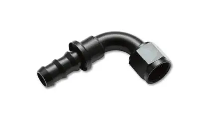 Vibrant -10An Push-On 90 Deg Hose End Fitting - Aluminum 1
