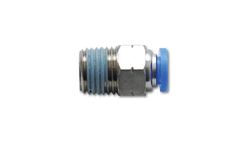 Vibrant Male Straight Pneumatic Vacuum Fitting (1/8In Npt Thread) - For 1/4In (6Mm) Od Tubing 2