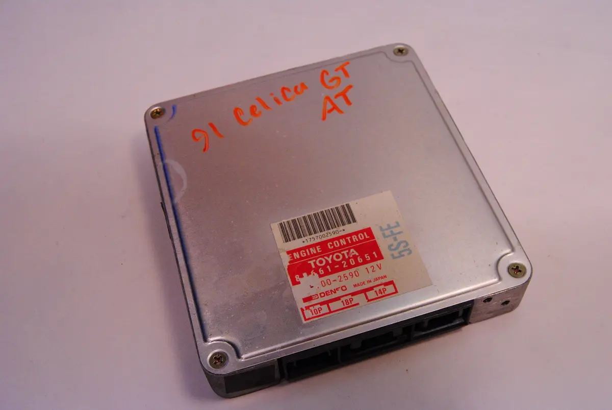 Toyota Celica Gt Gts 90-91 Mt / At 2200 Computer Engine Ecu Ecm 89661 20651 1