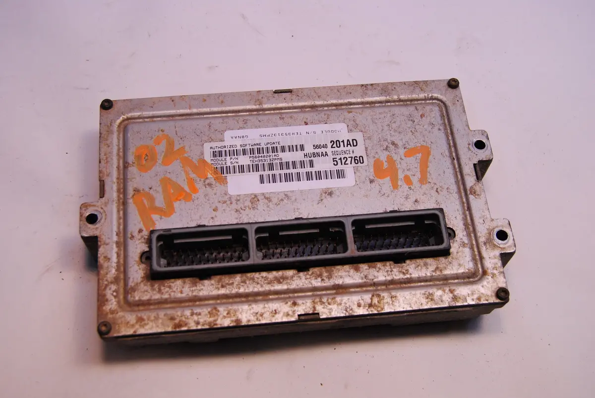 2002 Dodge Ram Pickup Truck 2500 1500 Ecu Ecm Engine Computer 56040201Ad / 56040201Ac 1