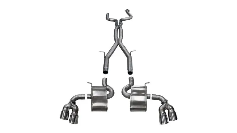 Corsa Xtreme+ 2.75" Dual Rear Exit Catback Exhaust System 2016-2019 Chevrolet Gen 6 Camaro Ss, Zl1 1
