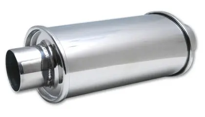 Vibrant Ultra Quiet Resonator 2.5In Inlet / Outlet X 14In Overall Length 1