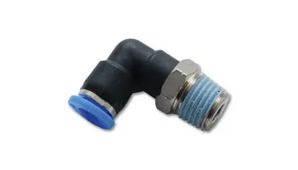 Vibrant Male Elbow Pneumatic Vacuum Fitting (1/8In Npt Thread) - For Use With 1/4In (6Mm) Od Tubing 1